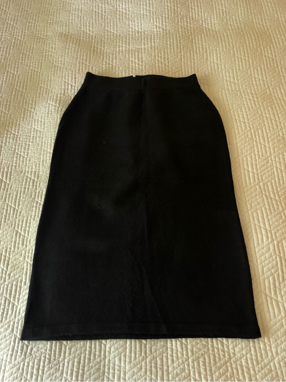 OYSHO Black Knit Midi Skirt Size M